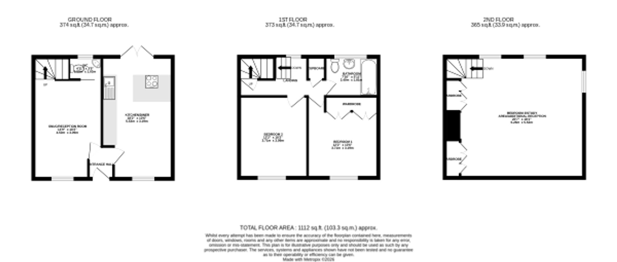 18 Main Street, Market Harborough floorplan