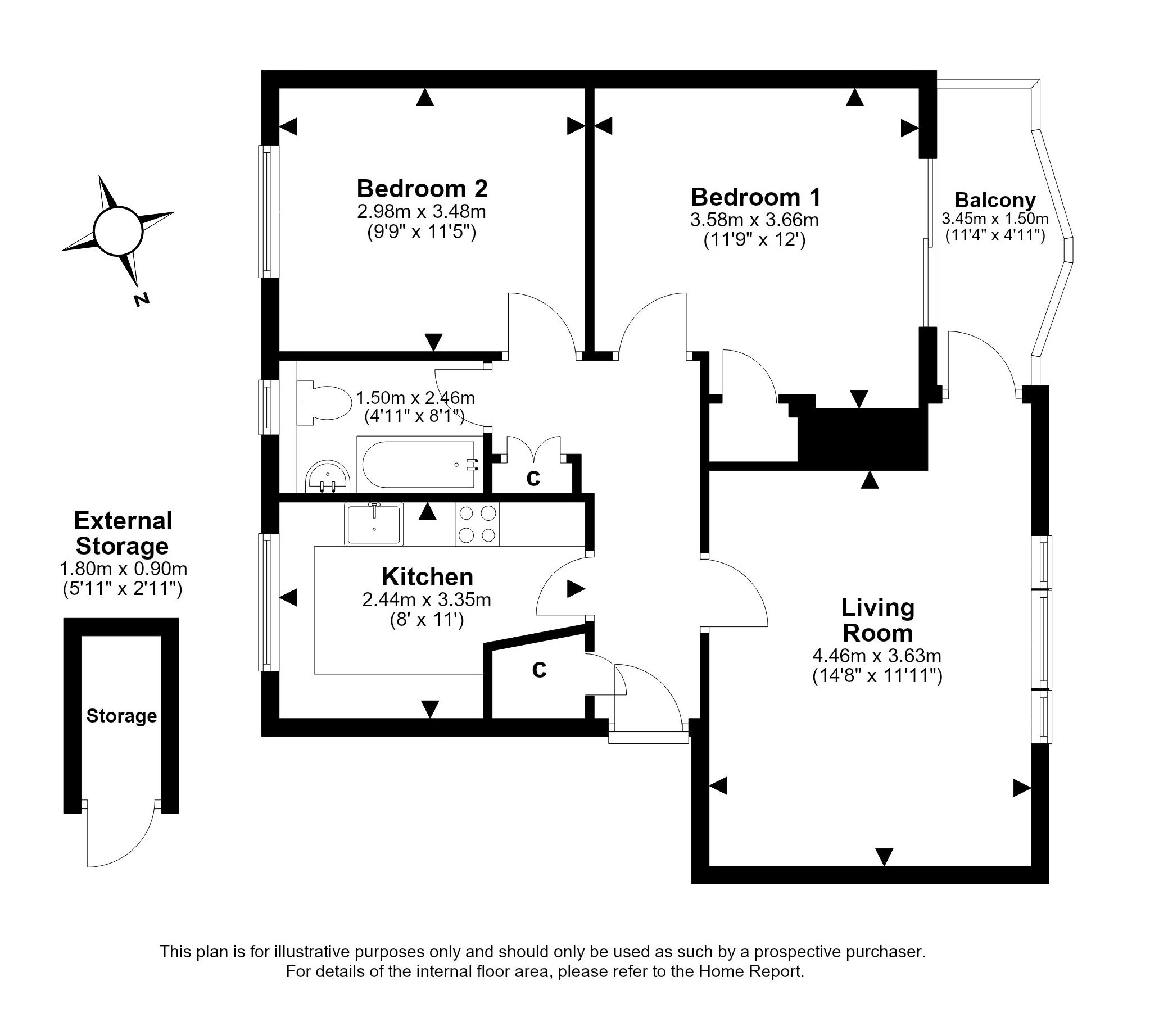 16/6, Meadowfield Drive, Duddingston, Edinburgh floorplan