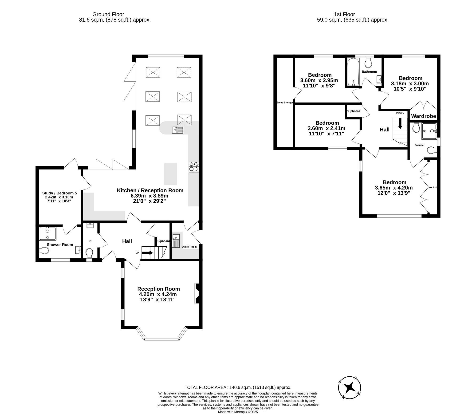 3, Simmons Close, Chessington floorplan