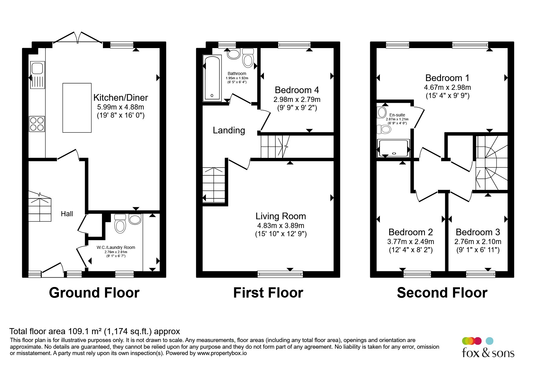 23, Wall Street, Plymouth floorplan