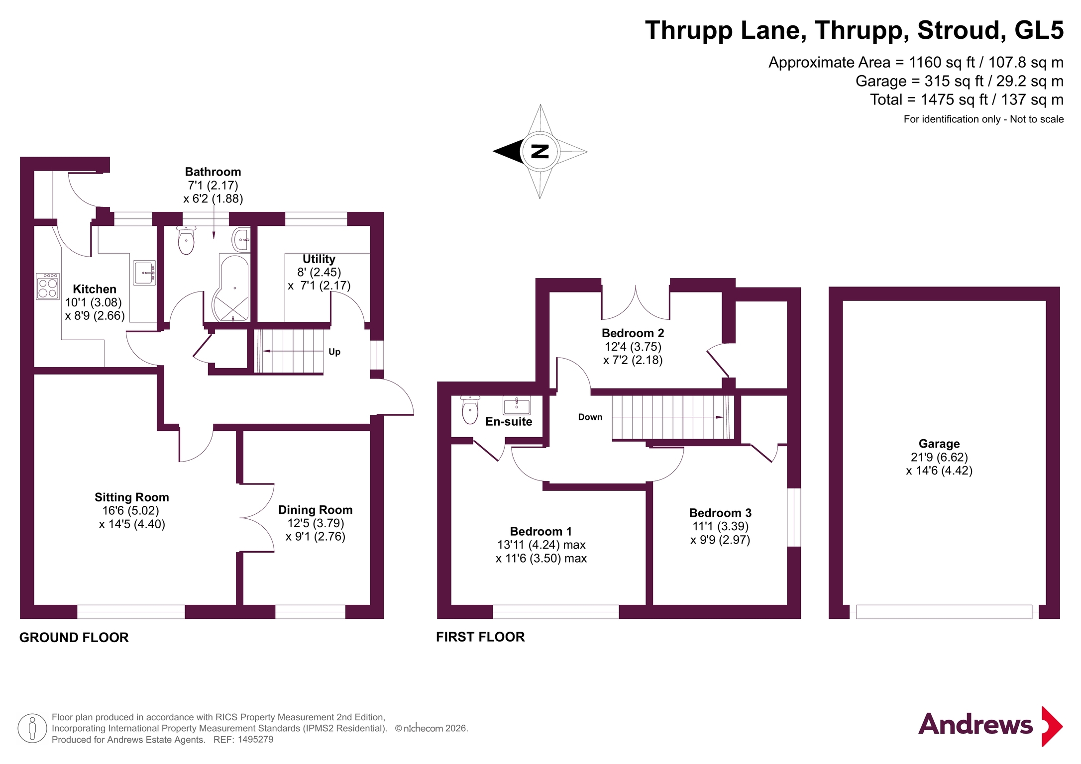 67, Thrupp Lane, Stroud floorplan