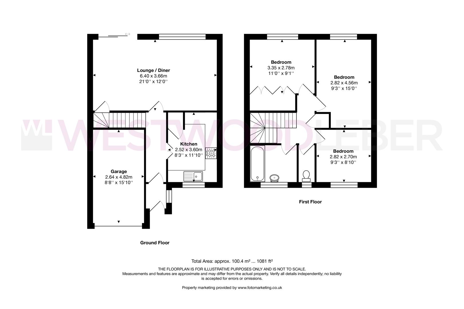 10, Caxton Road, Hoddesdon floorplan