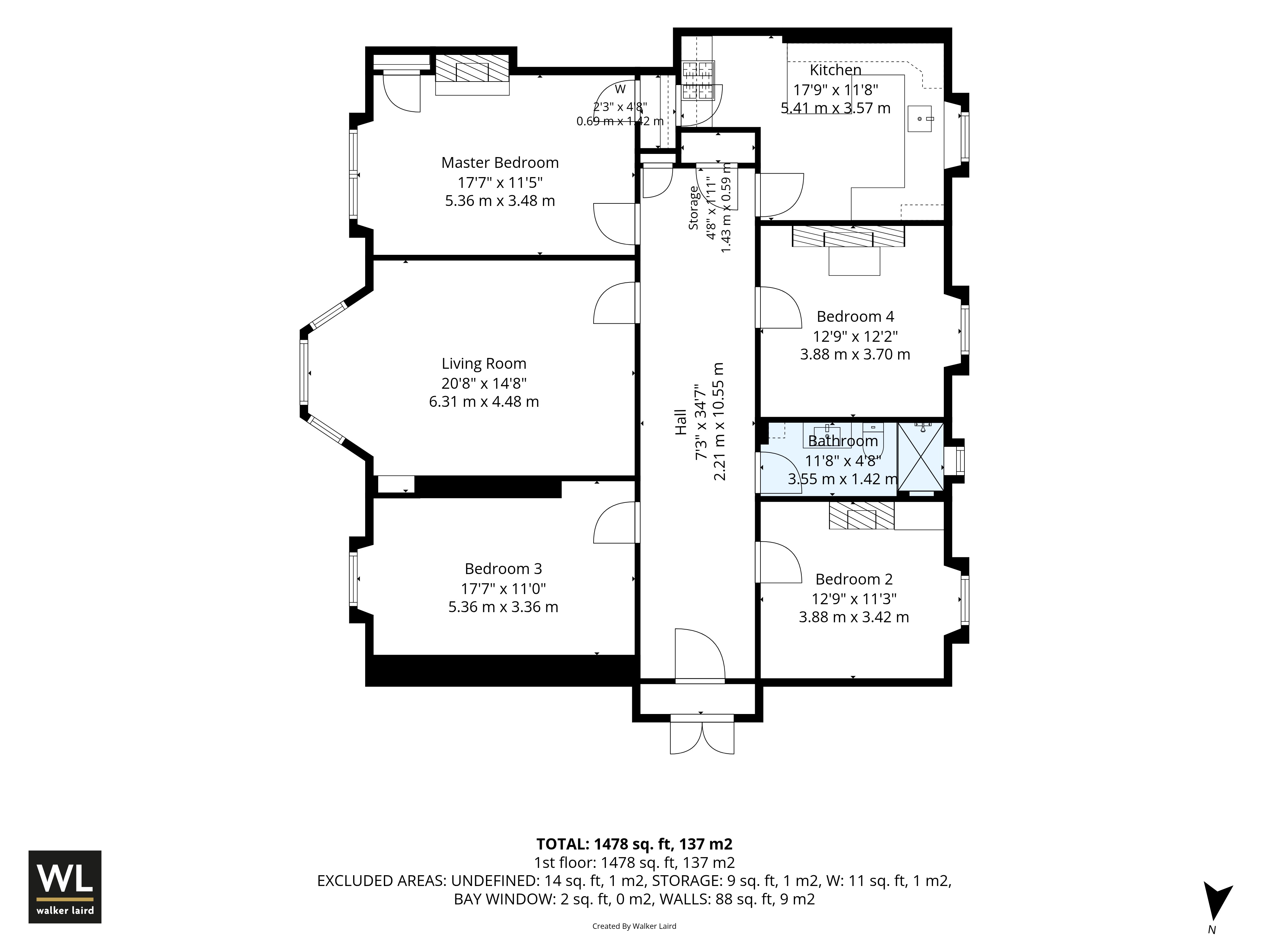 1/2, 13, Greenlaw Avenue, Renfrewshire floorplan