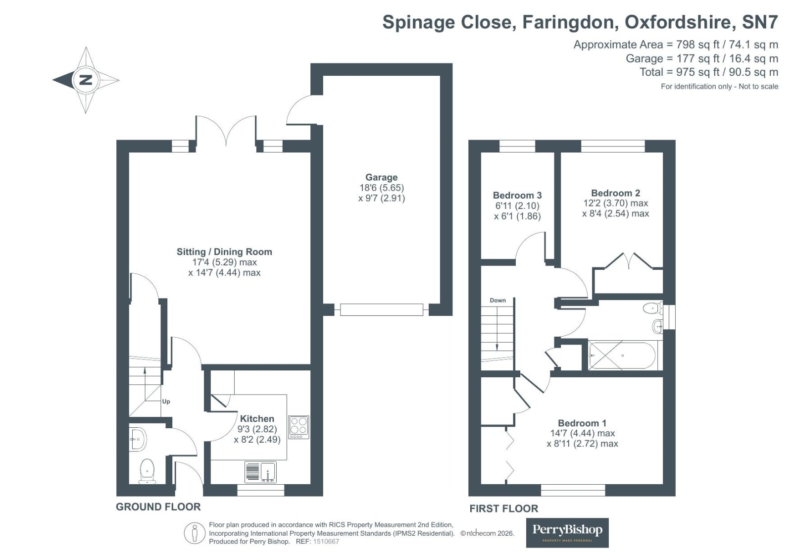 23, Spinage Close, Oxfordshire floorplan