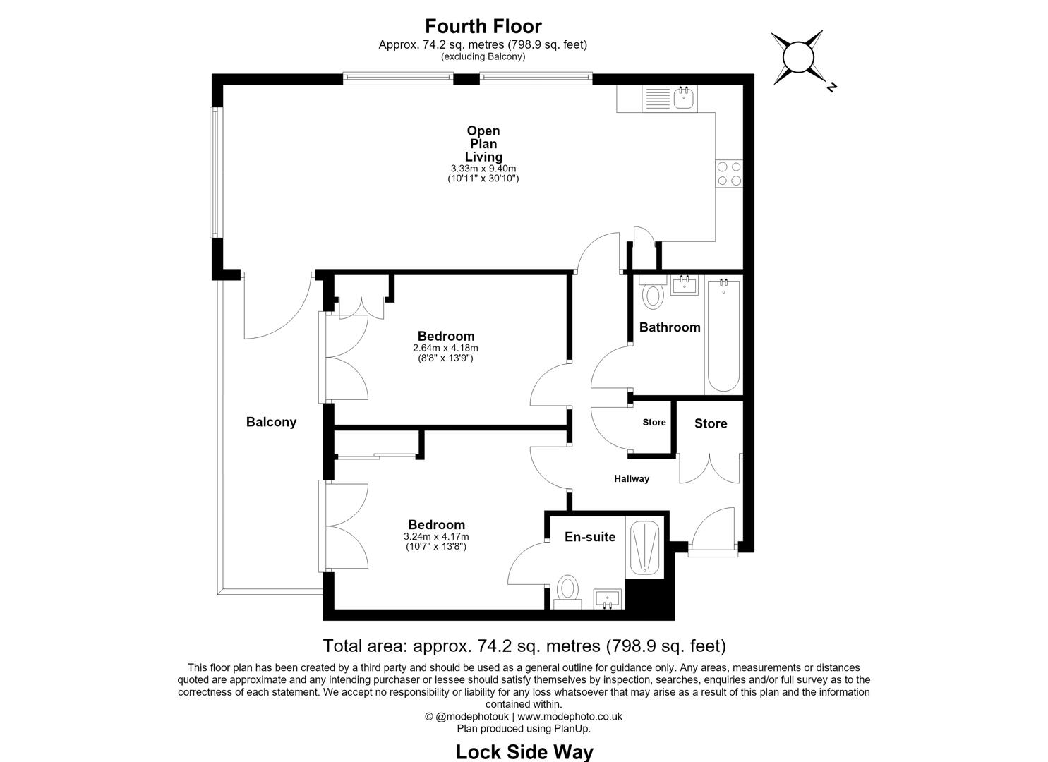 Lock Side Way, London floorplan