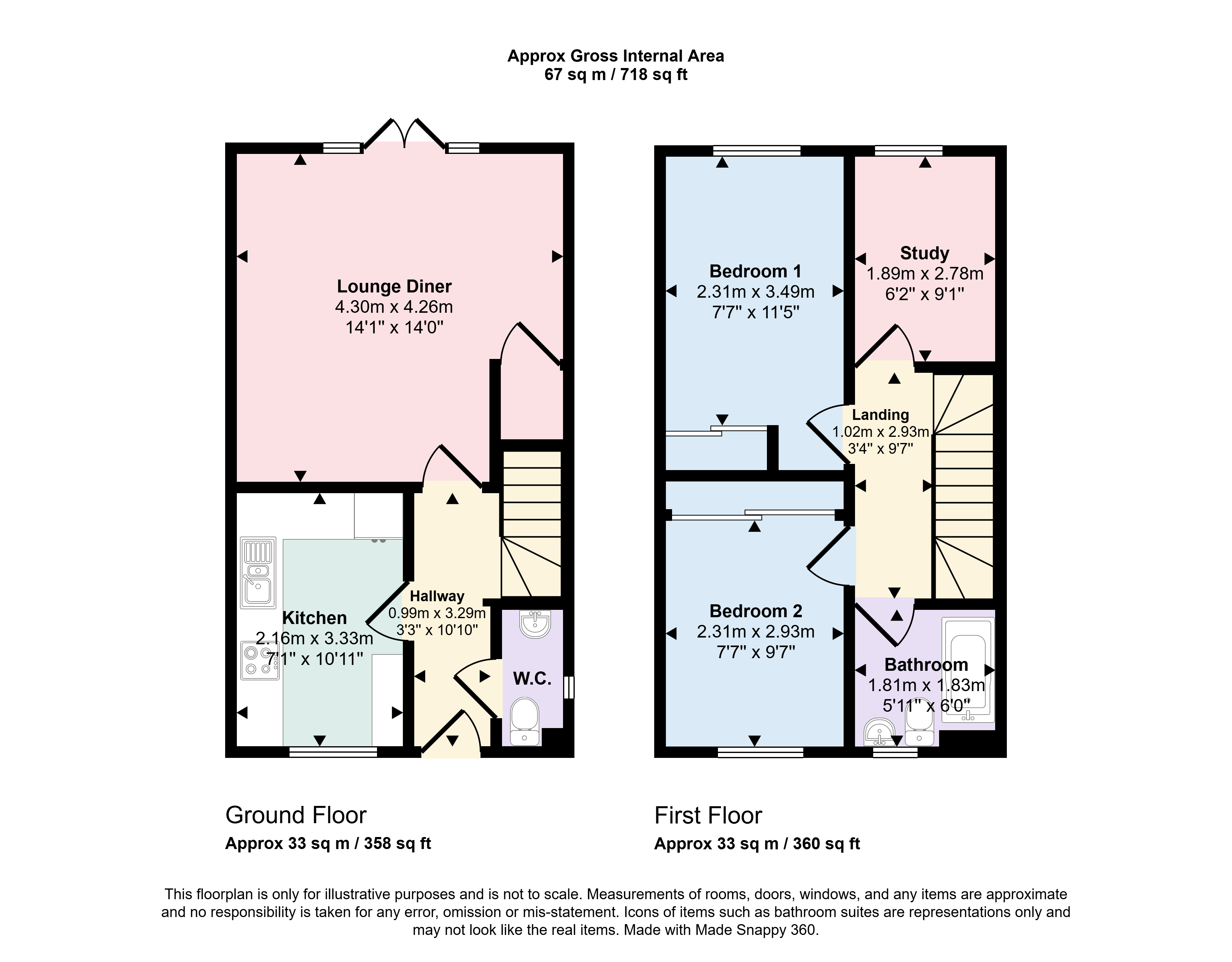 5, Joyce Road, Preston floorplan