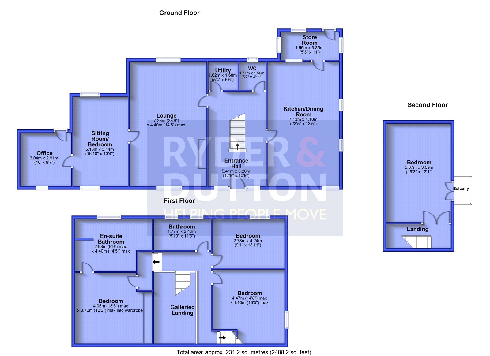 Daisy Hill Farm,, Thorpe Lane, Saddleworth floorplan