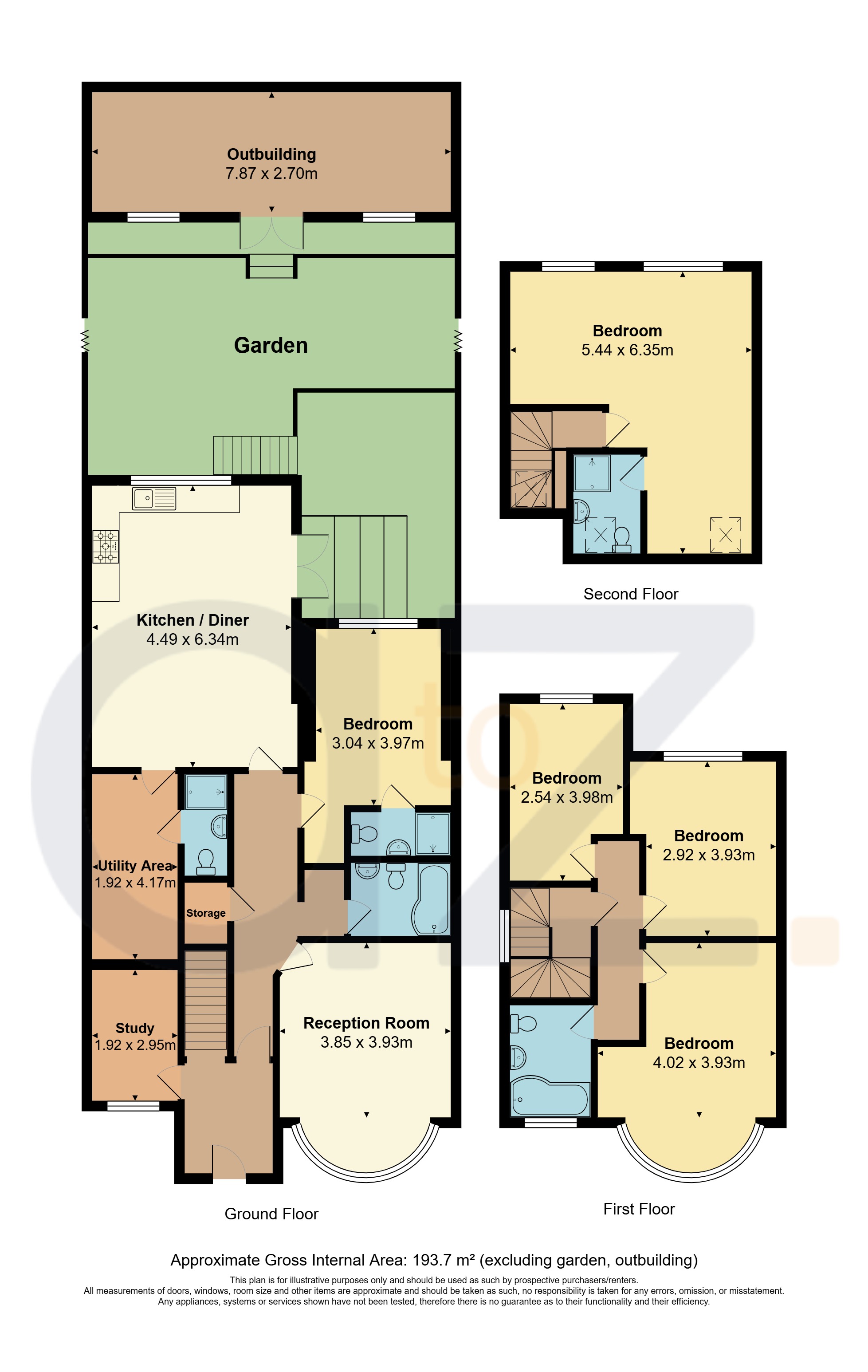 63, Dollis Hill Lane, Dollis Hill, London floorplan