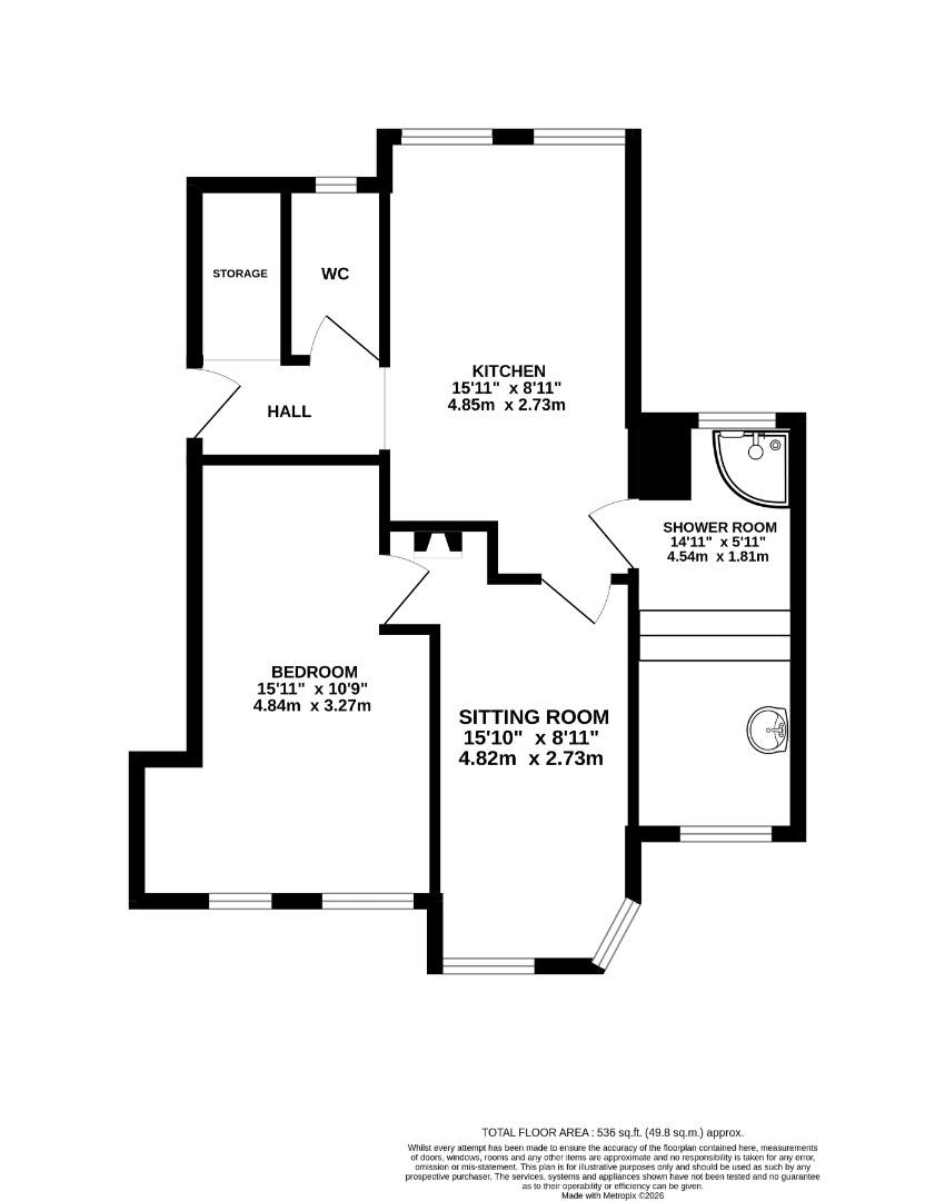 Flat B 9, Earls Avenue, Kent floorplan