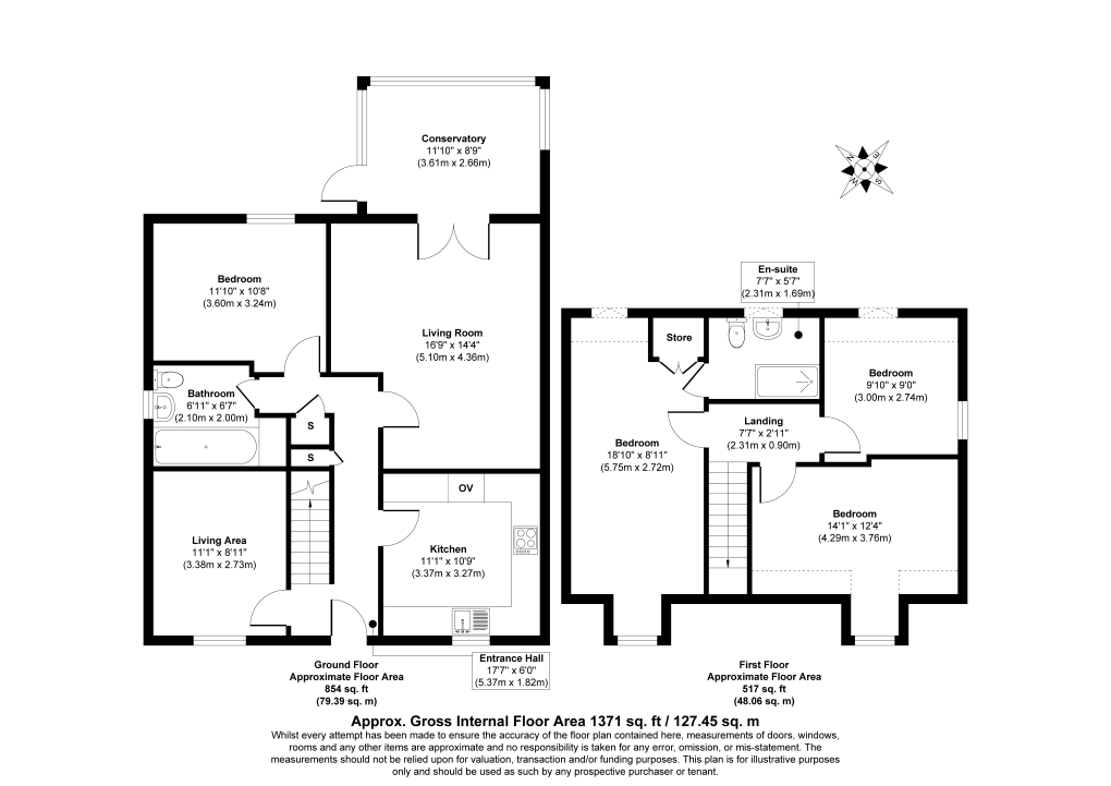 50, Saxmundham Way, Clacton on Sea floorplan