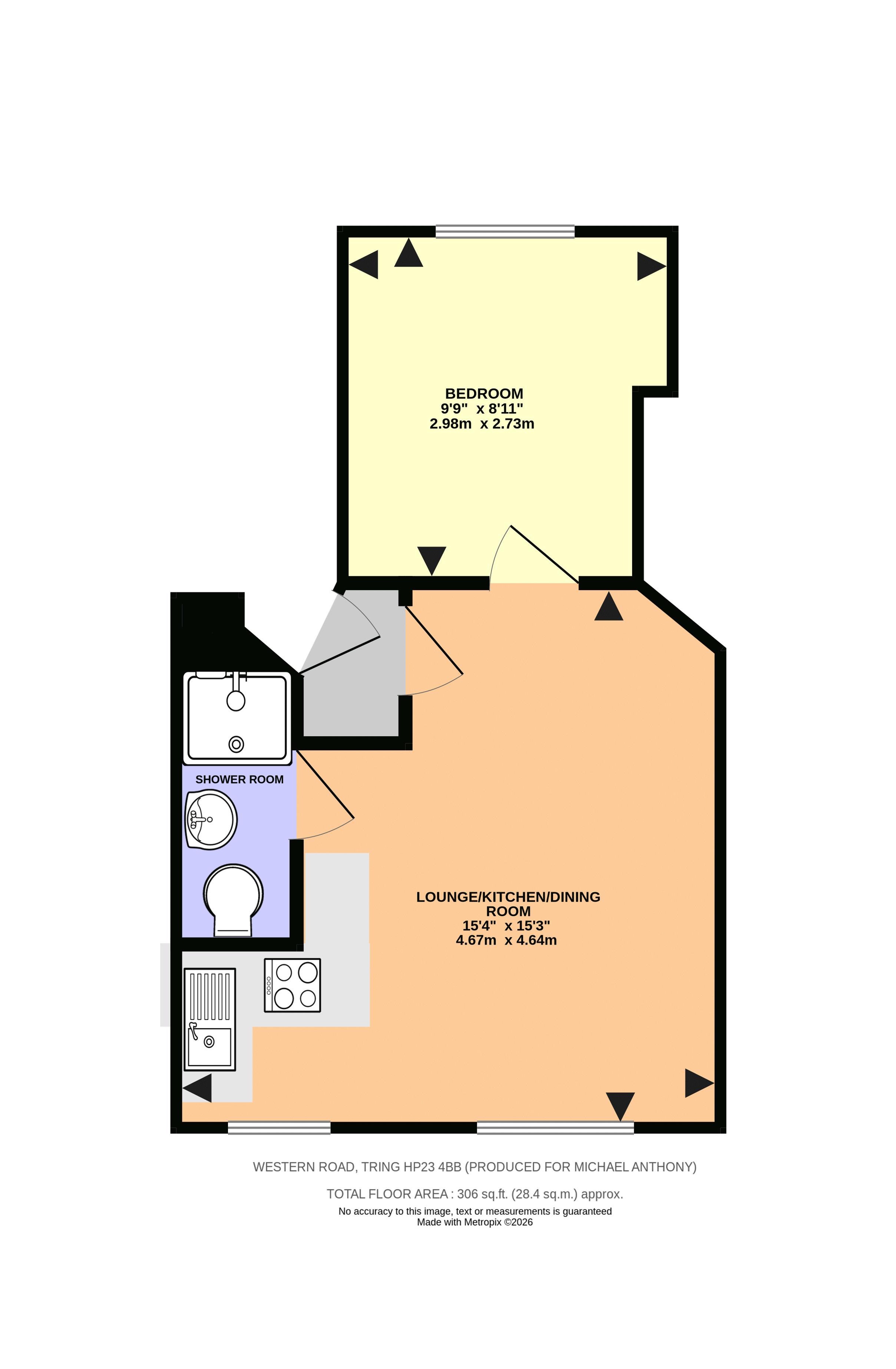 68b, Western Road, Tring floorplan