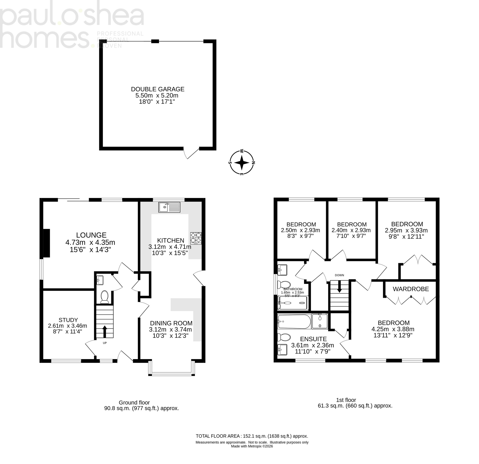 16 Catlin Gardens, Godstone floorplan