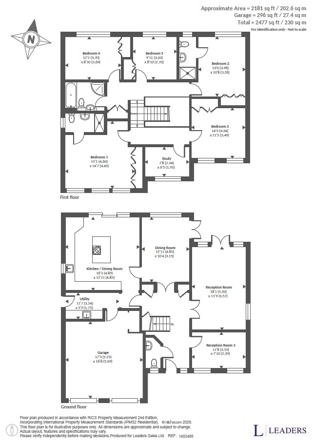 8, Vicarage Close, Horsham floorplan