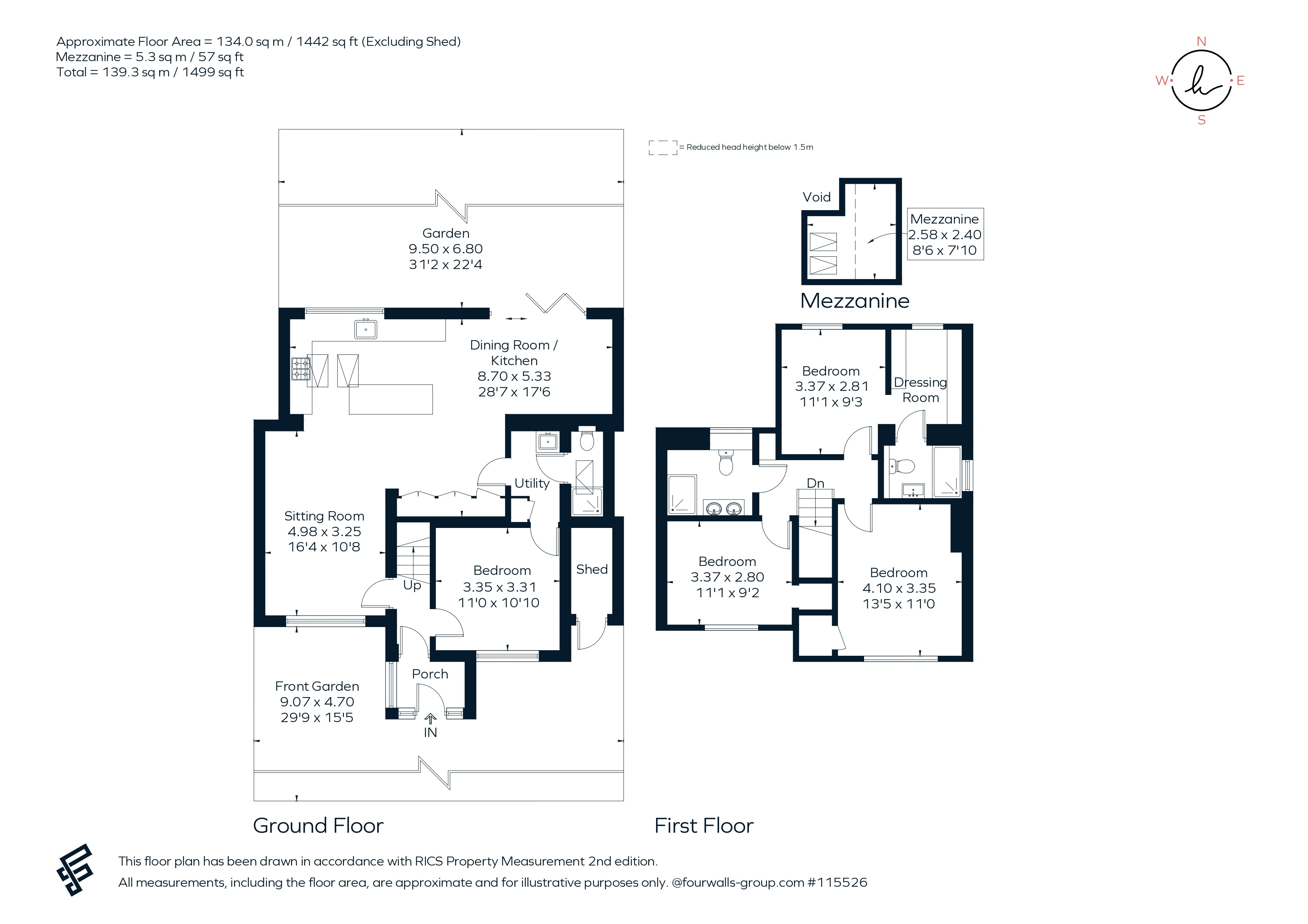 Connaught Road, Teddington floorplan