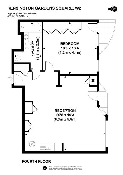 1 Bedrooms Flat to rent in Kensington Gardens Square, Bayswater W2