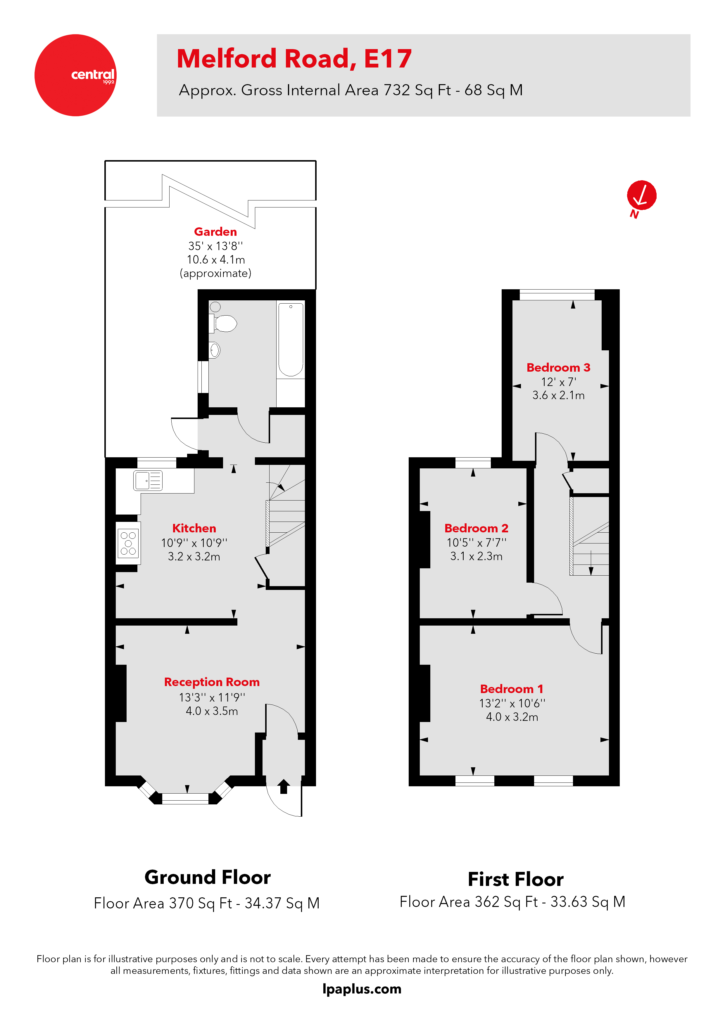 Melford Road, Walthamstow, London E17, 3 bedroom terraced house for