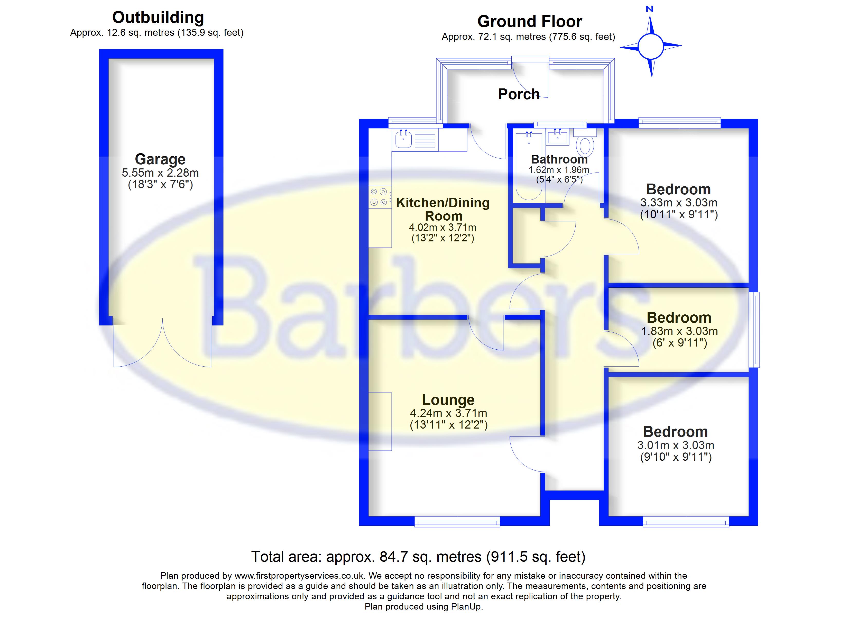 82, Shrewsbury Road, Market Drayton floorplan