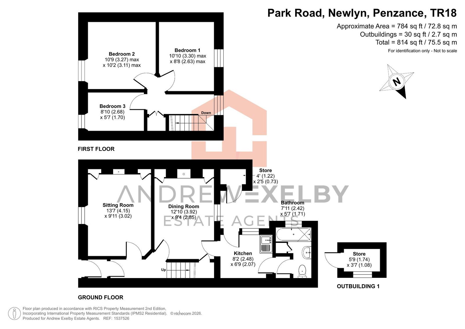 Park Road, Penzance floorplan