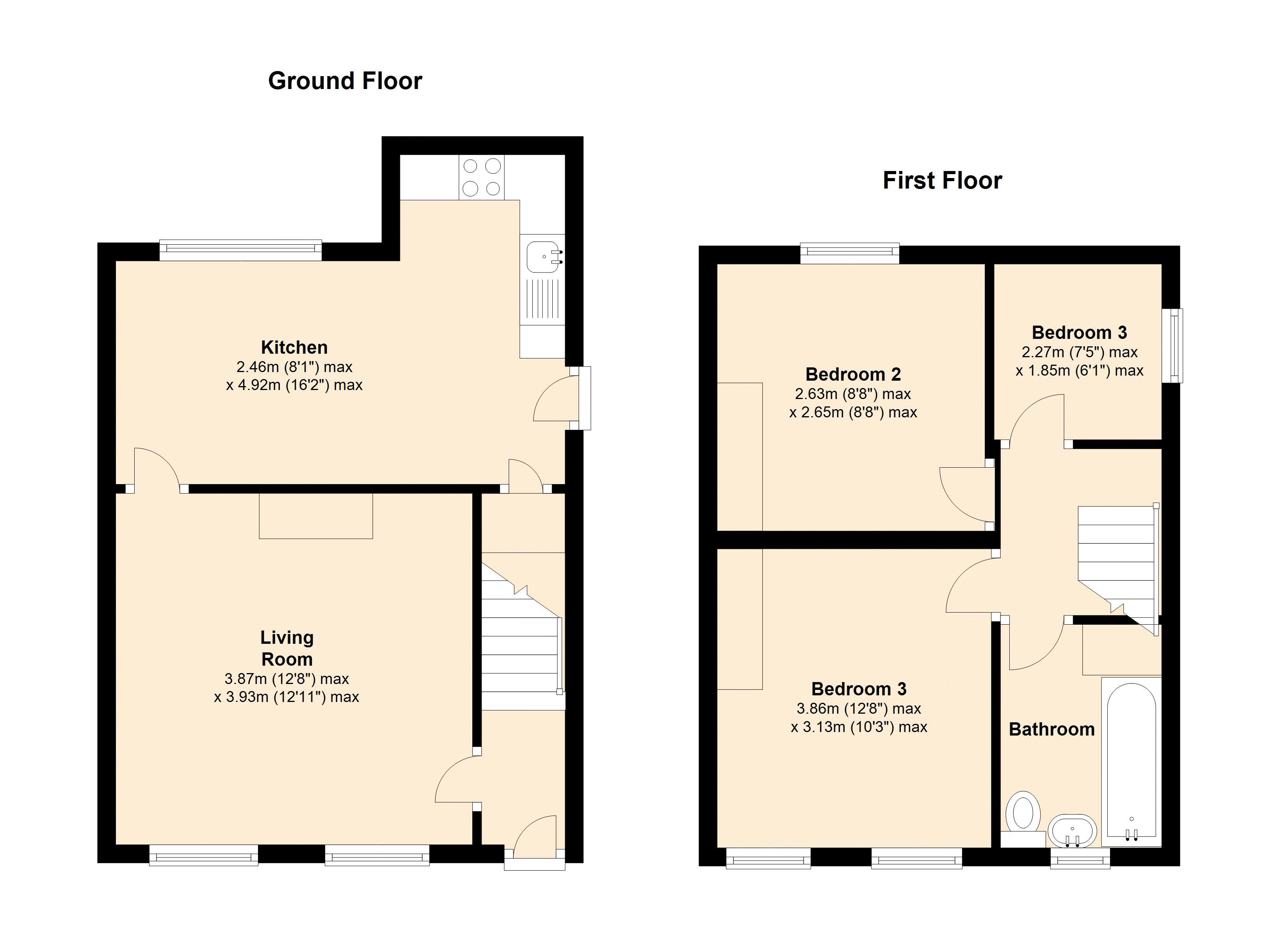25, River View, Blaydon floorplan