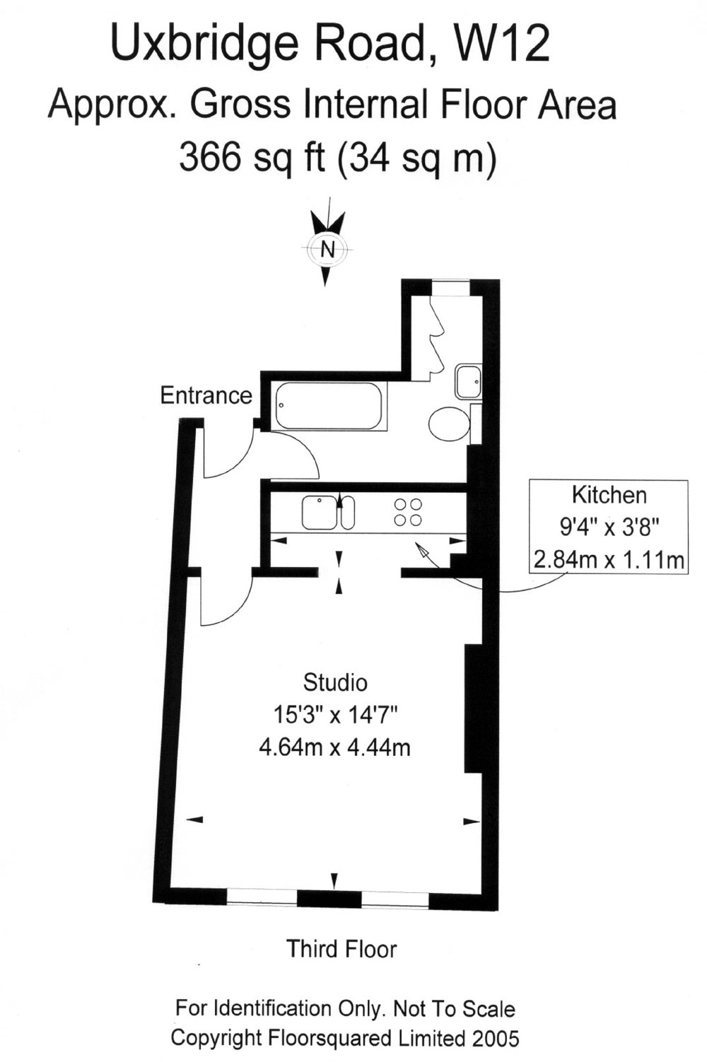 TFF, 91, Uxbridge Road, London floorplan