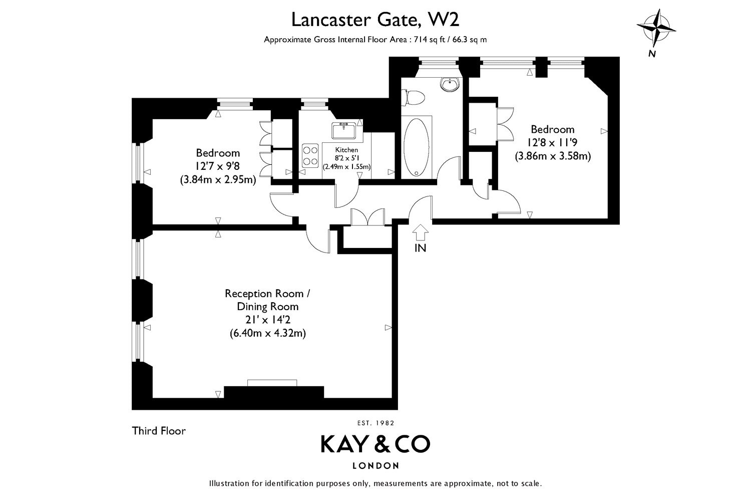 2 Bedrooms Flat to rent in Lancaster Gate, Bayswater W2