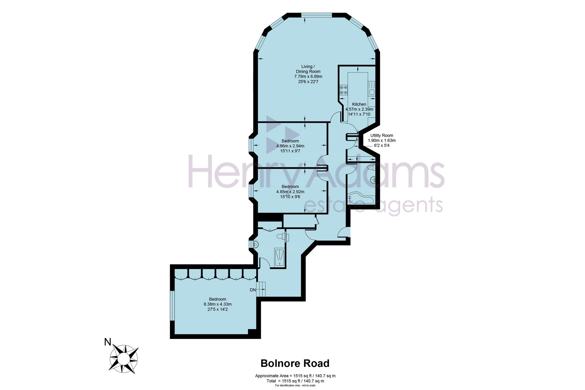 Flat 5, Chapel Heights Bolnore Road, Haywards Heath floorplan