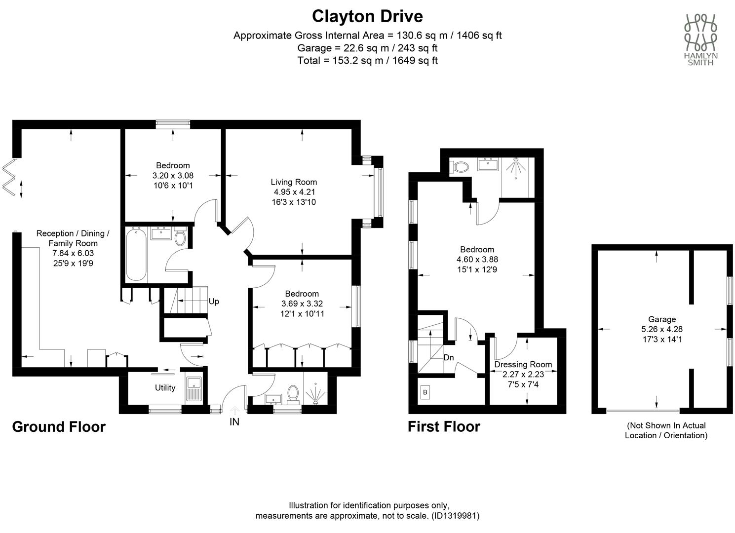 14, Clayton Drive, Burgess Hill floorplan