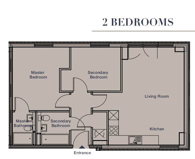 B4.12 Wilburn Basin,, Wilburn Basin, Salford floorplan