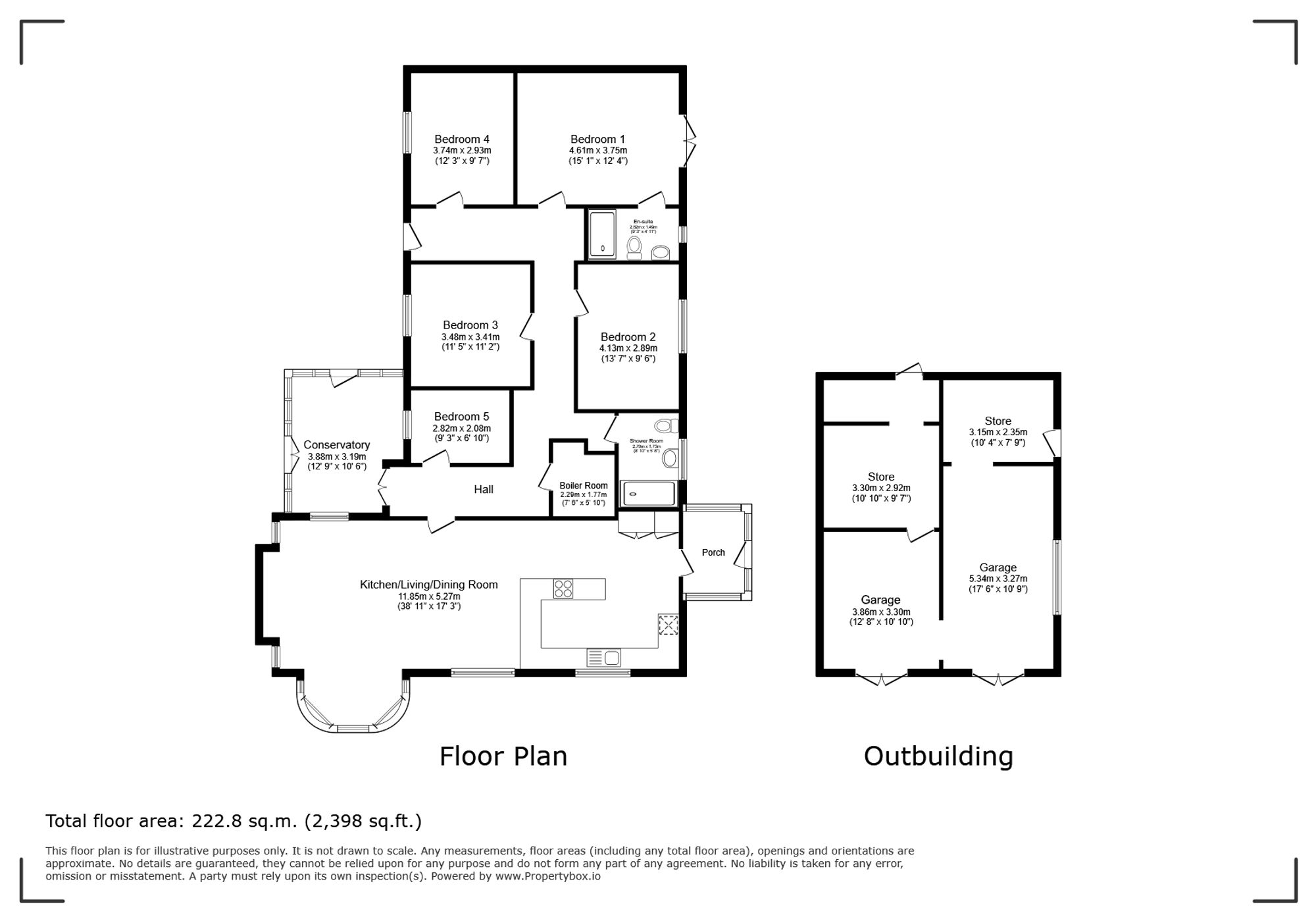 Maer Hills View, Wesleyen Lane, Ashley floorplan
