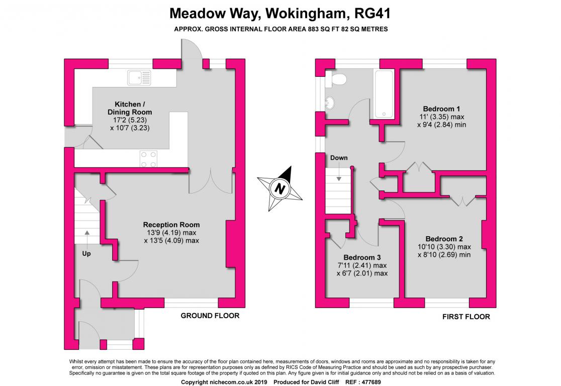 3 Bedrooms Semi-detached house for sale in Meadow Way, Wokingham RG41