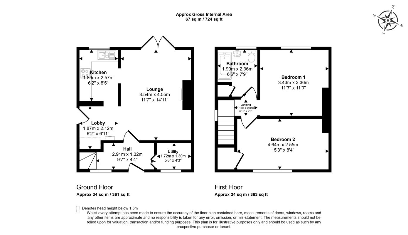 12, Braithwaite Way, Keighley floorplan