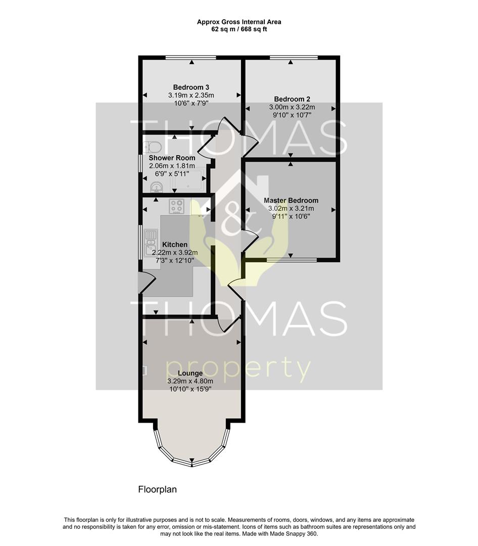 25, Rodney Close, Gloucester floorplan