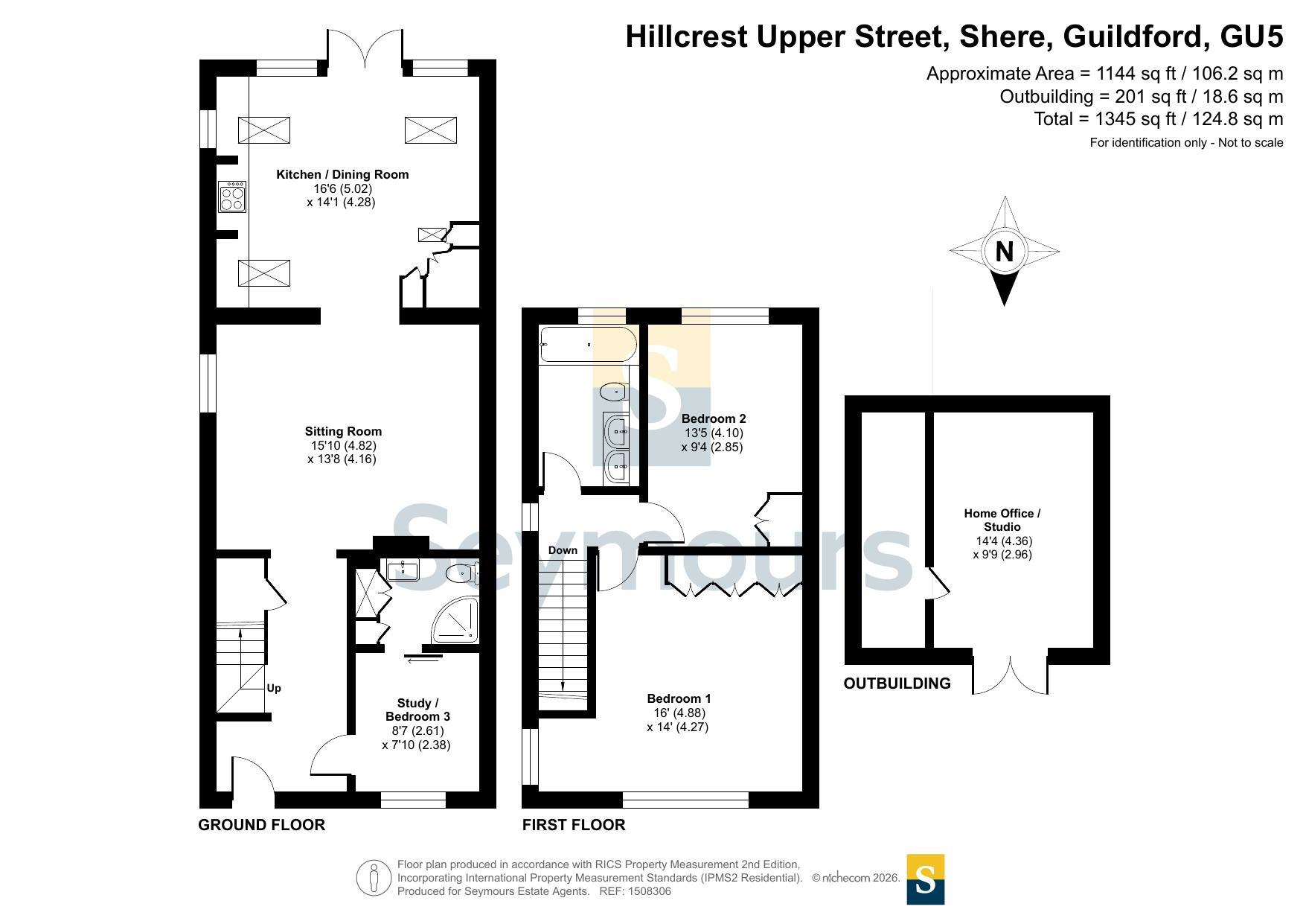 Hillcrest,, Upper Street, Guildford floorplan