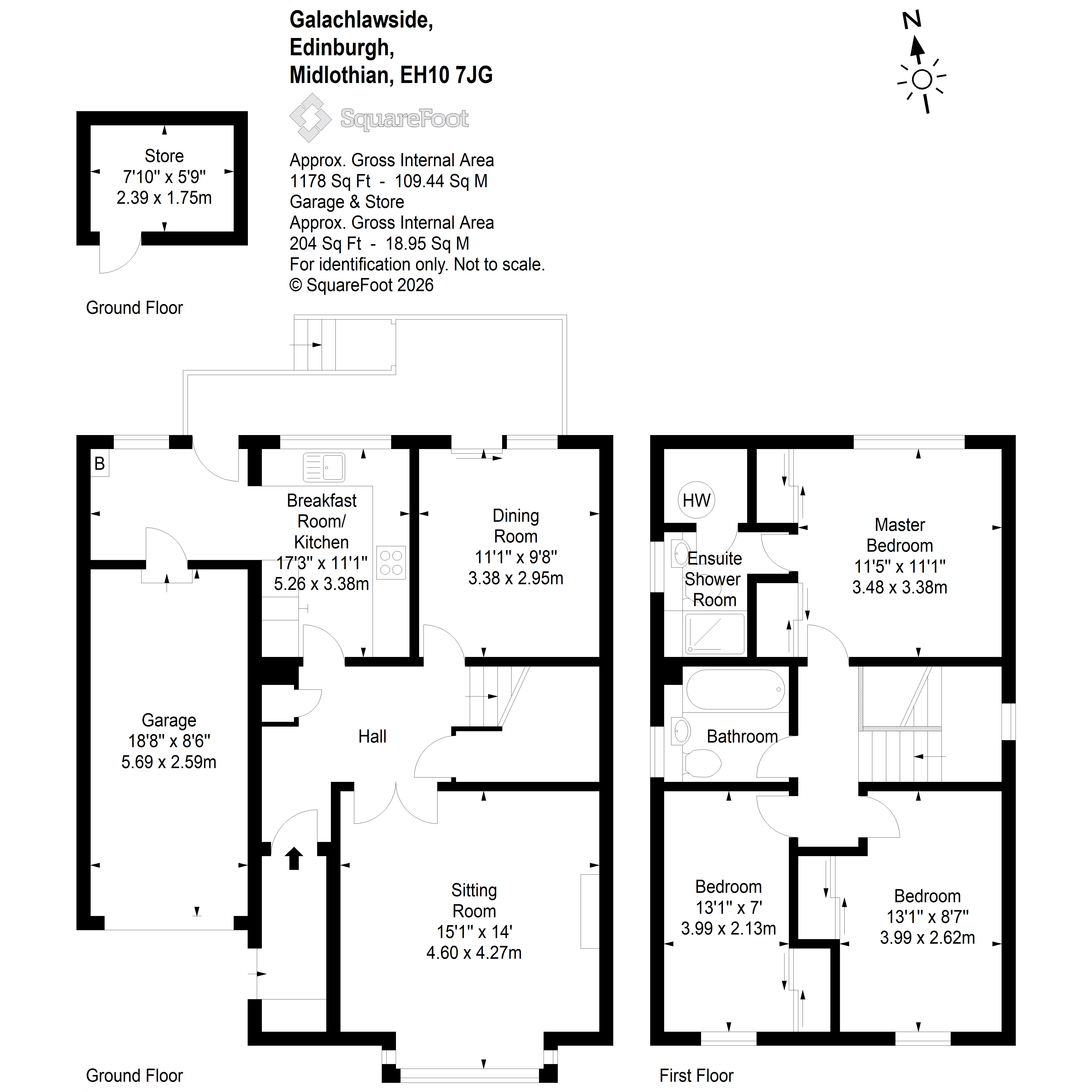 26, Galachlawside, Edinburgh floorplan