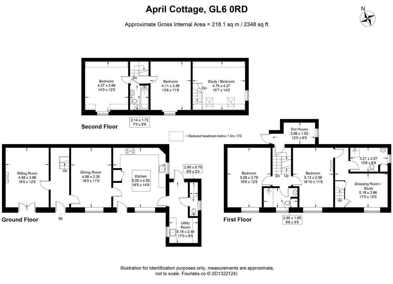 April Cottage, Worley, Nailsworth floorplan