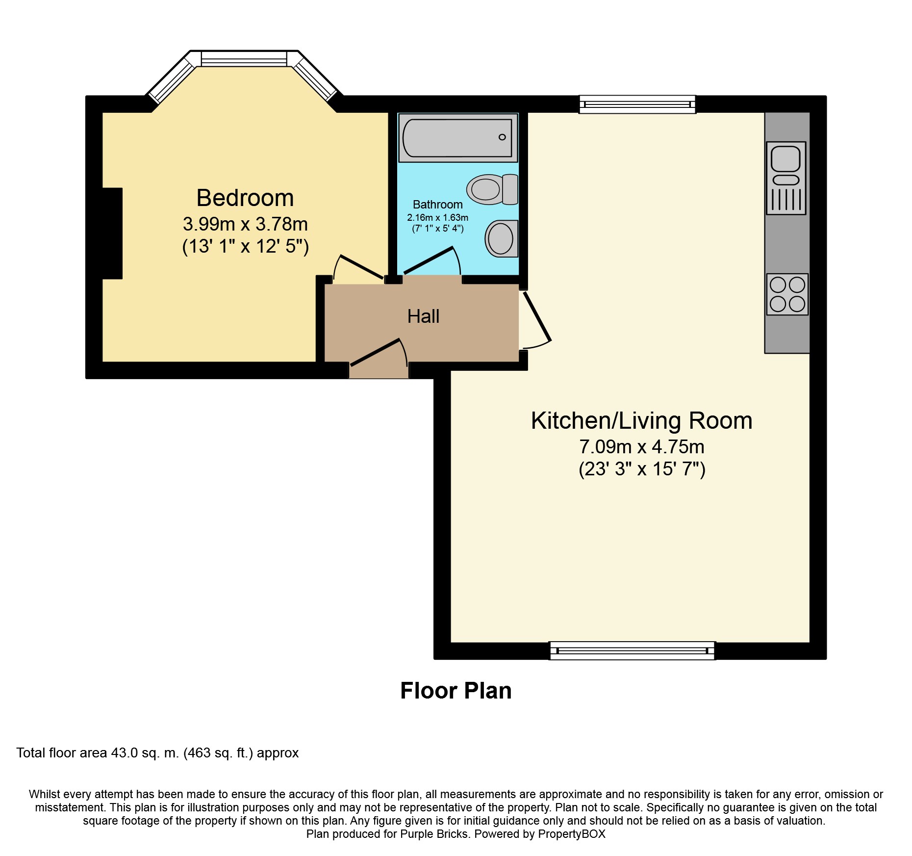 1 Bedrooms Flat for sale in 2 Ashdown Road, Brighton BN2