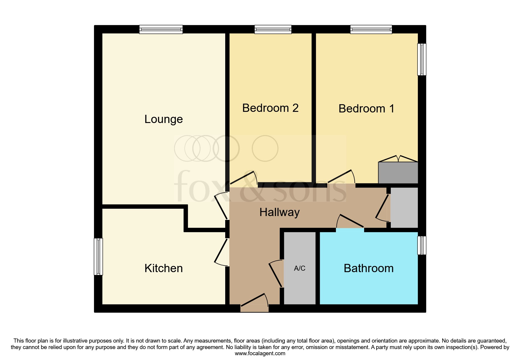 Flat 42, Cloverdale Court, Anning Road, Lyme Regis floorplan