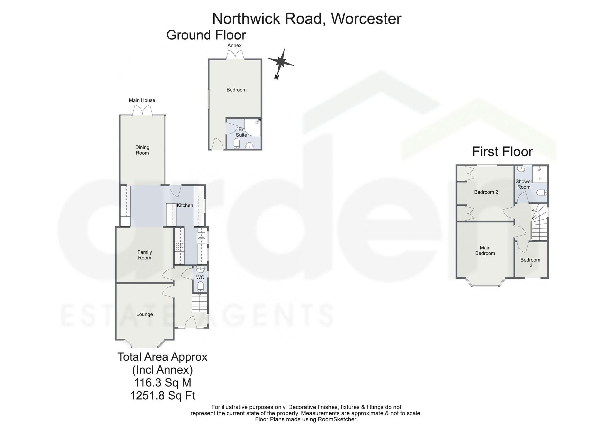 169 Northwick Road, Worcester floorplan