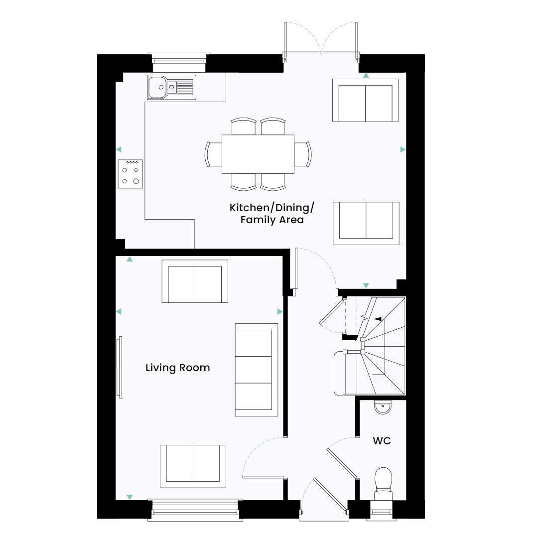117, Four Acre Drive, Wixams floorplan