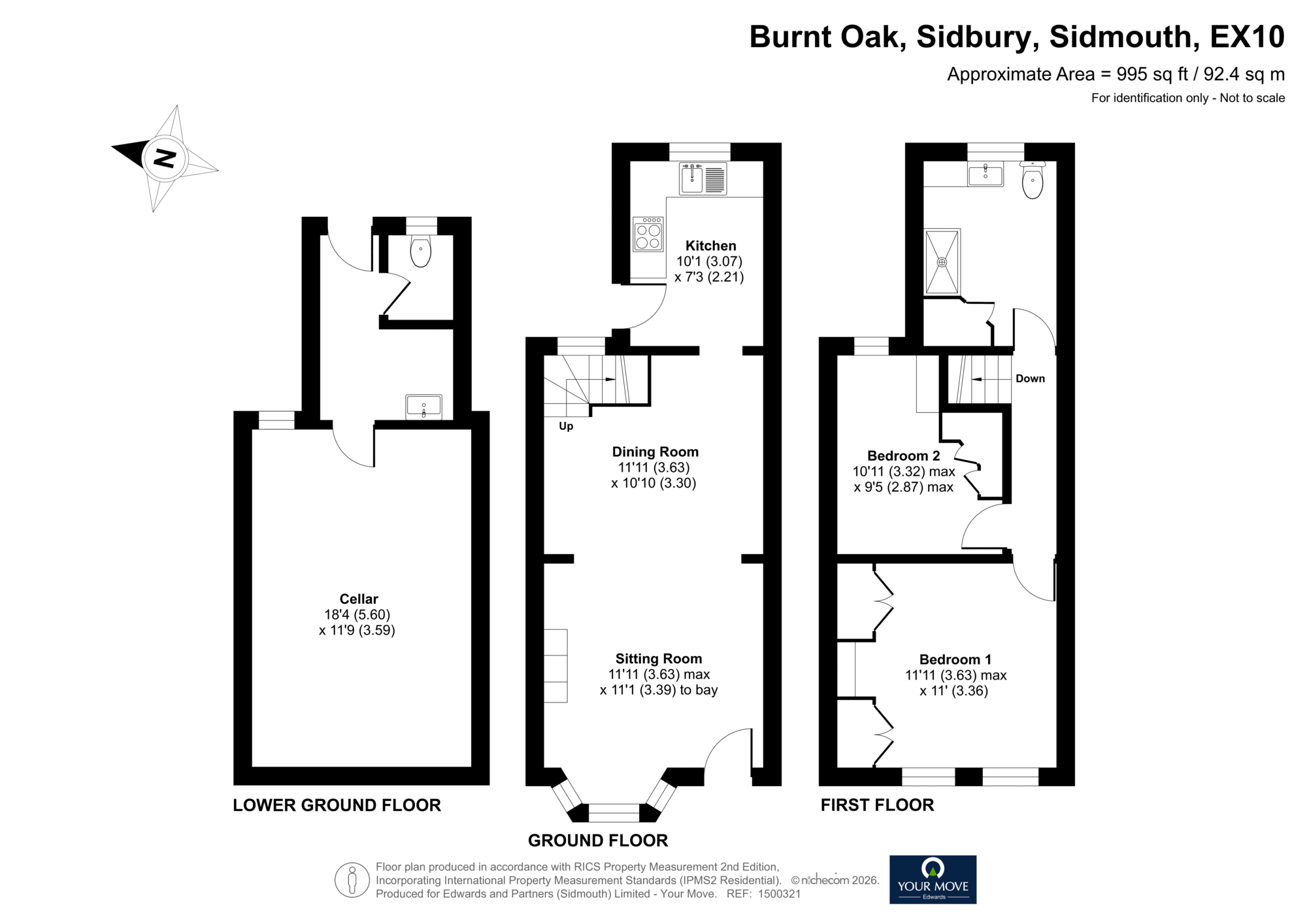 Apollo House,, Burnt Oak, Sidmouth floorplan