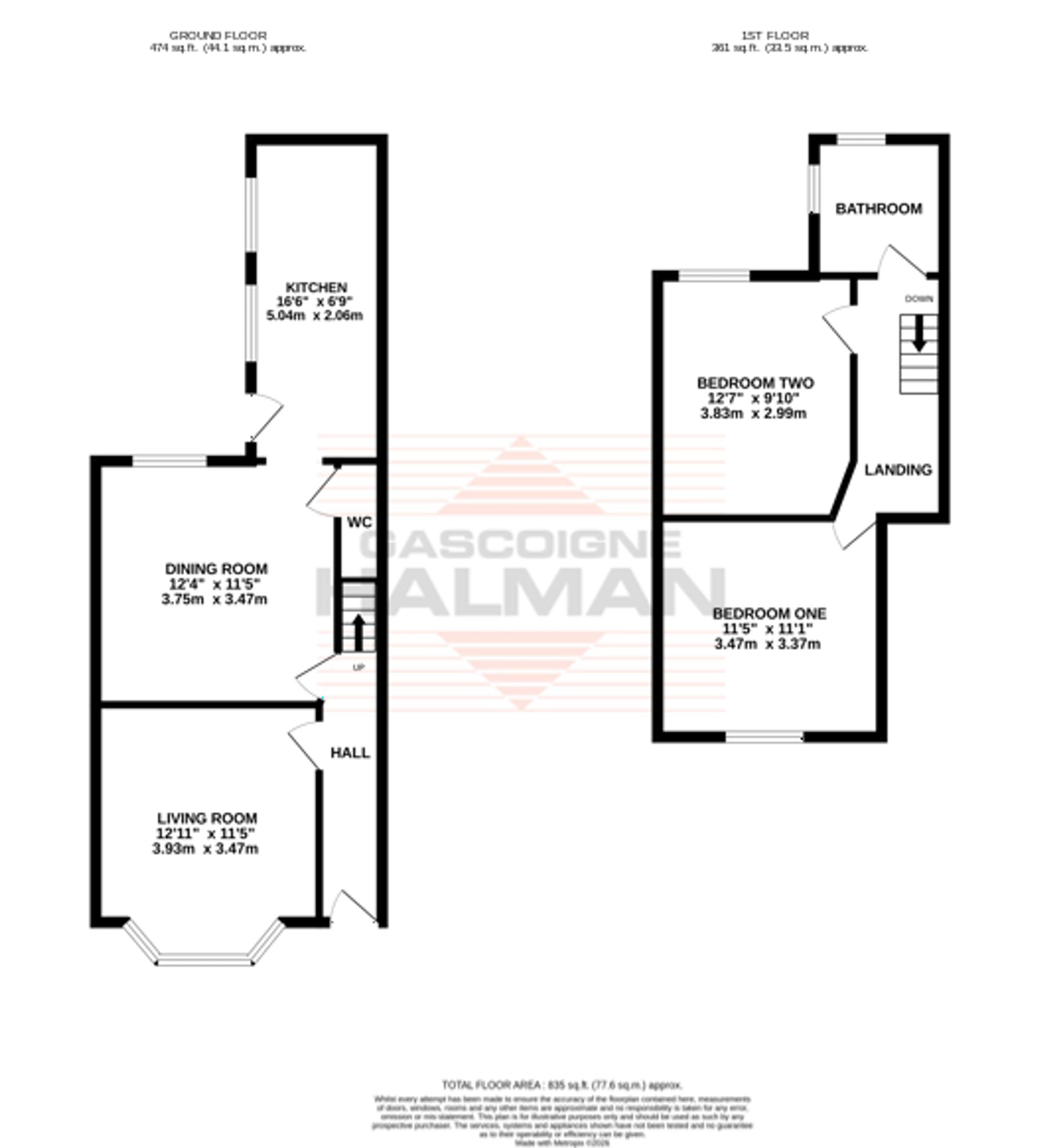 8 Old Hall Road, Sale floorplan