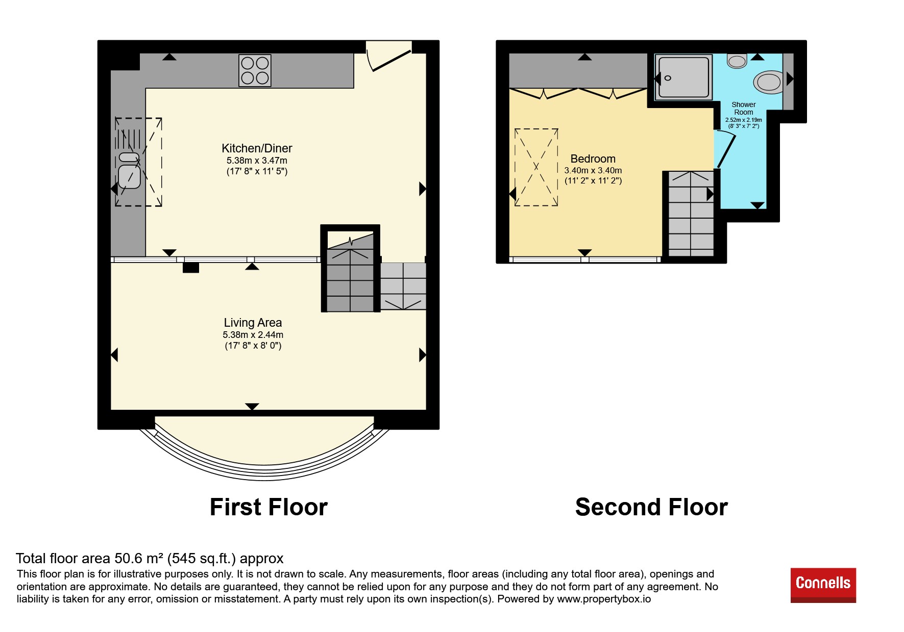 Flat 9, Greystone Court, 229, London Road North, Redhill floorplan