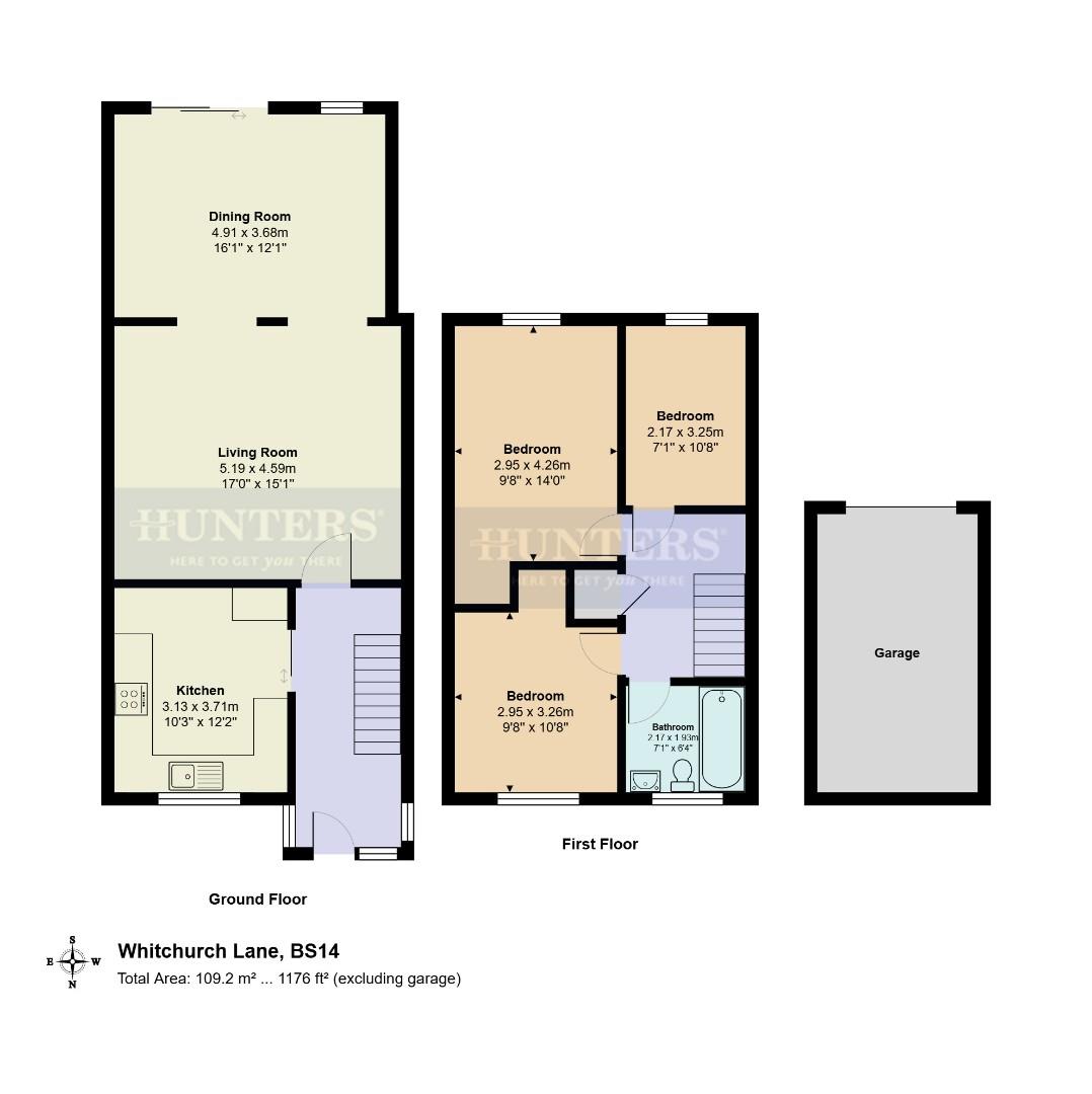 692, Whitchurch Lane, Bristol floorplan