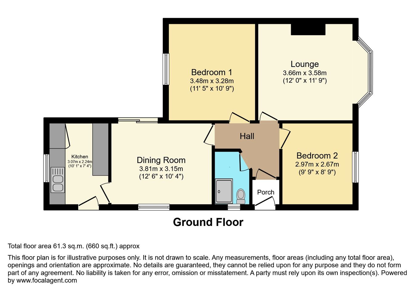 124, St Margarets Avenue, Rushden floorplan