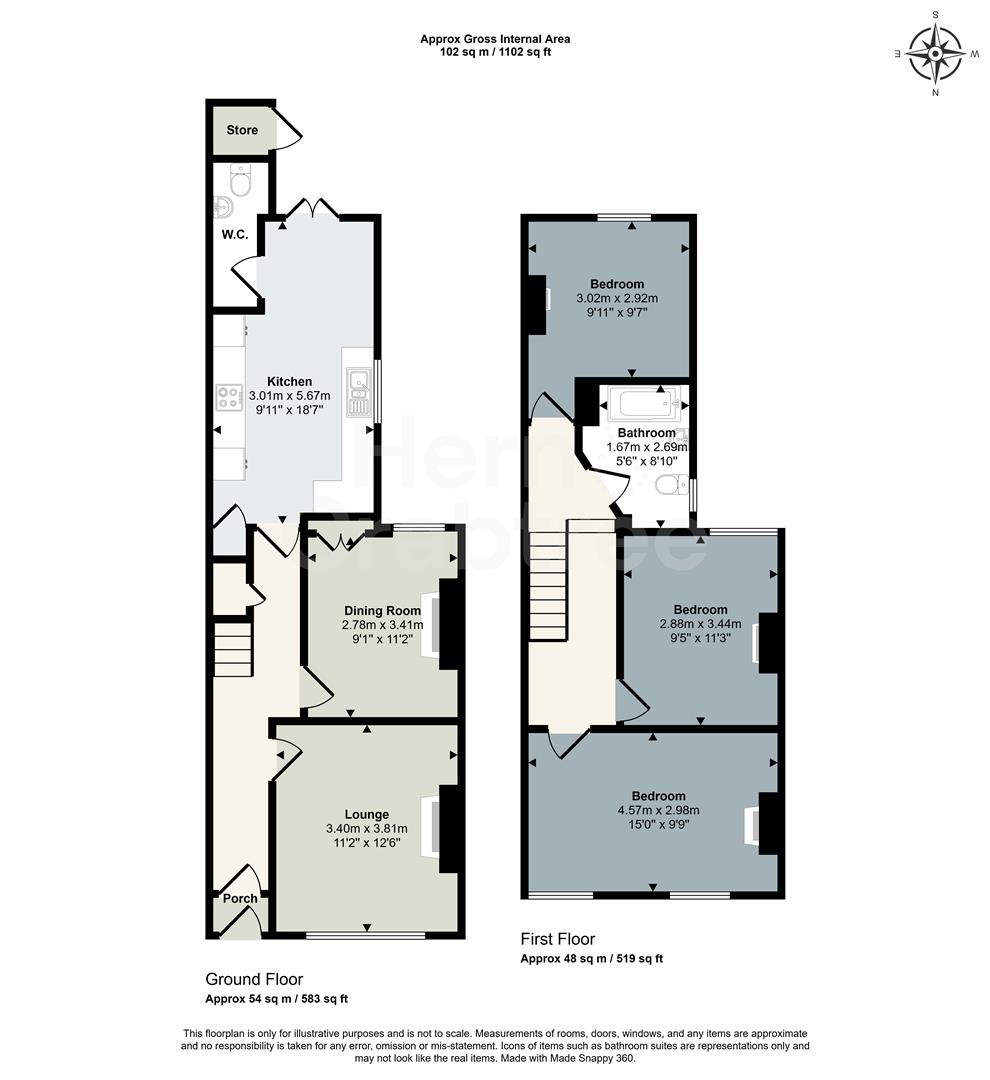 Forrest Road, Cardiff floorplan
