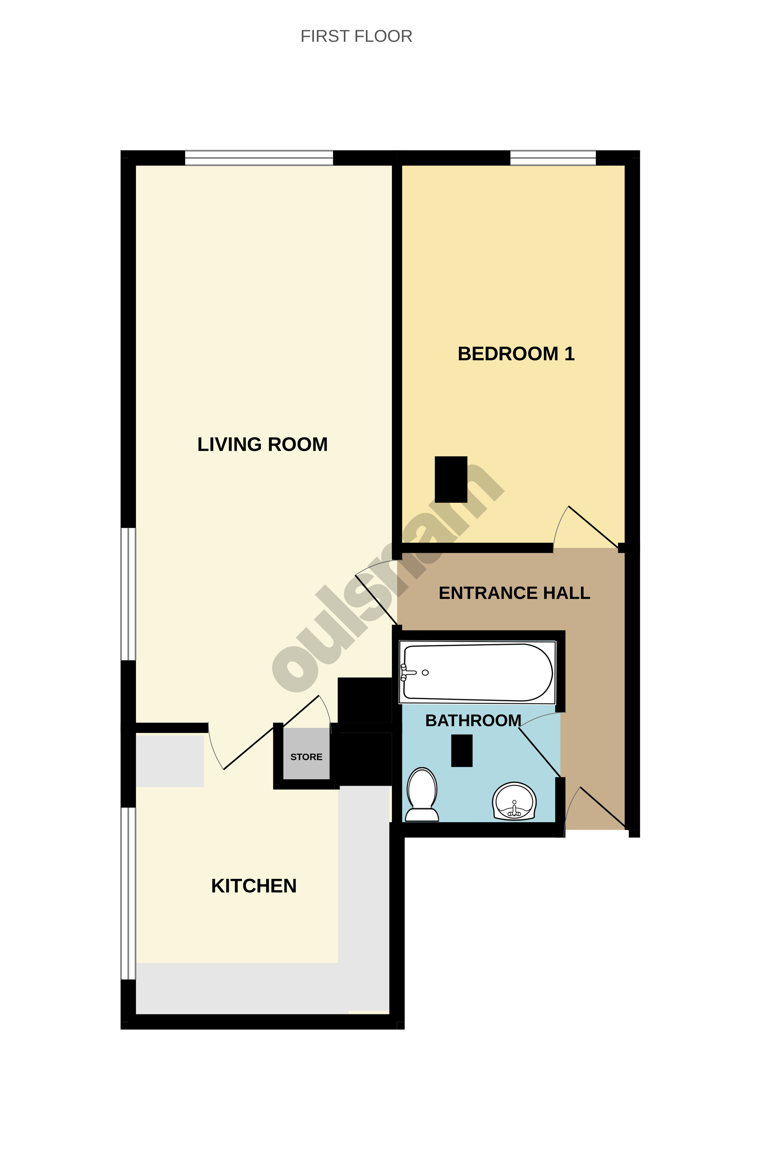 Flat 14 The Edge, 585, Moseley Road, Birmingham floorplan