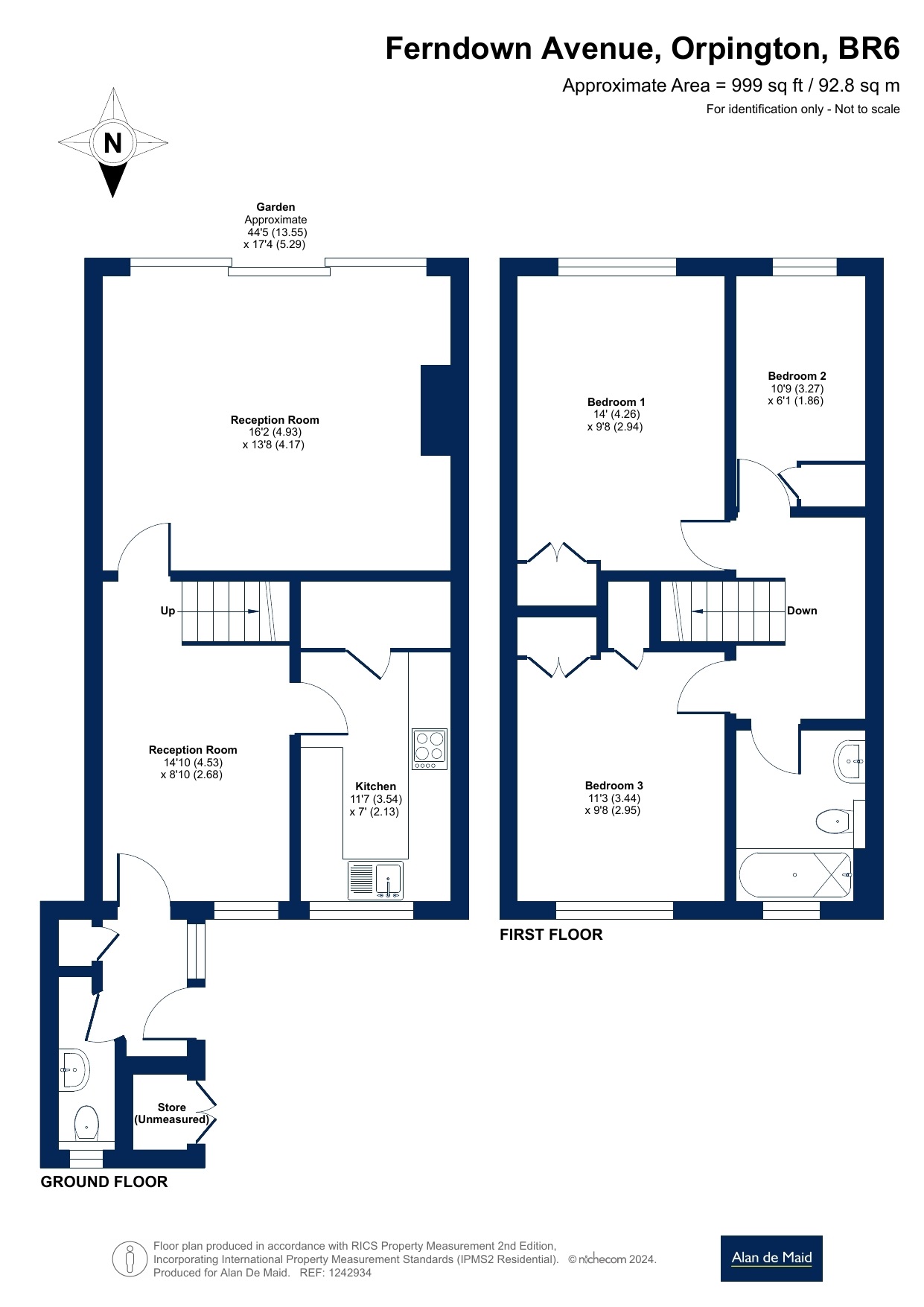 43, Ferndown Avenue, Orpington floorplan