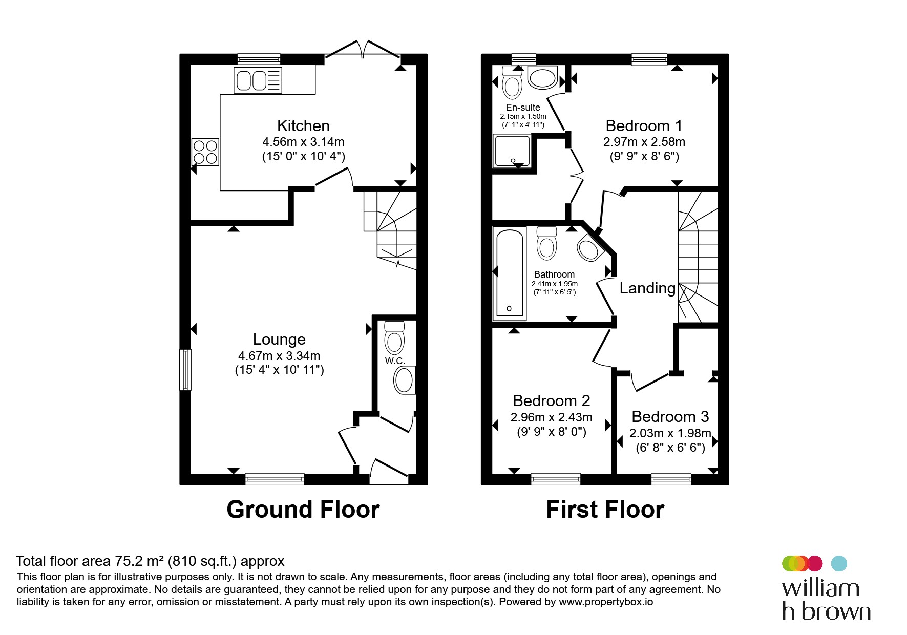 62, Woodland Road, Boston floorplan