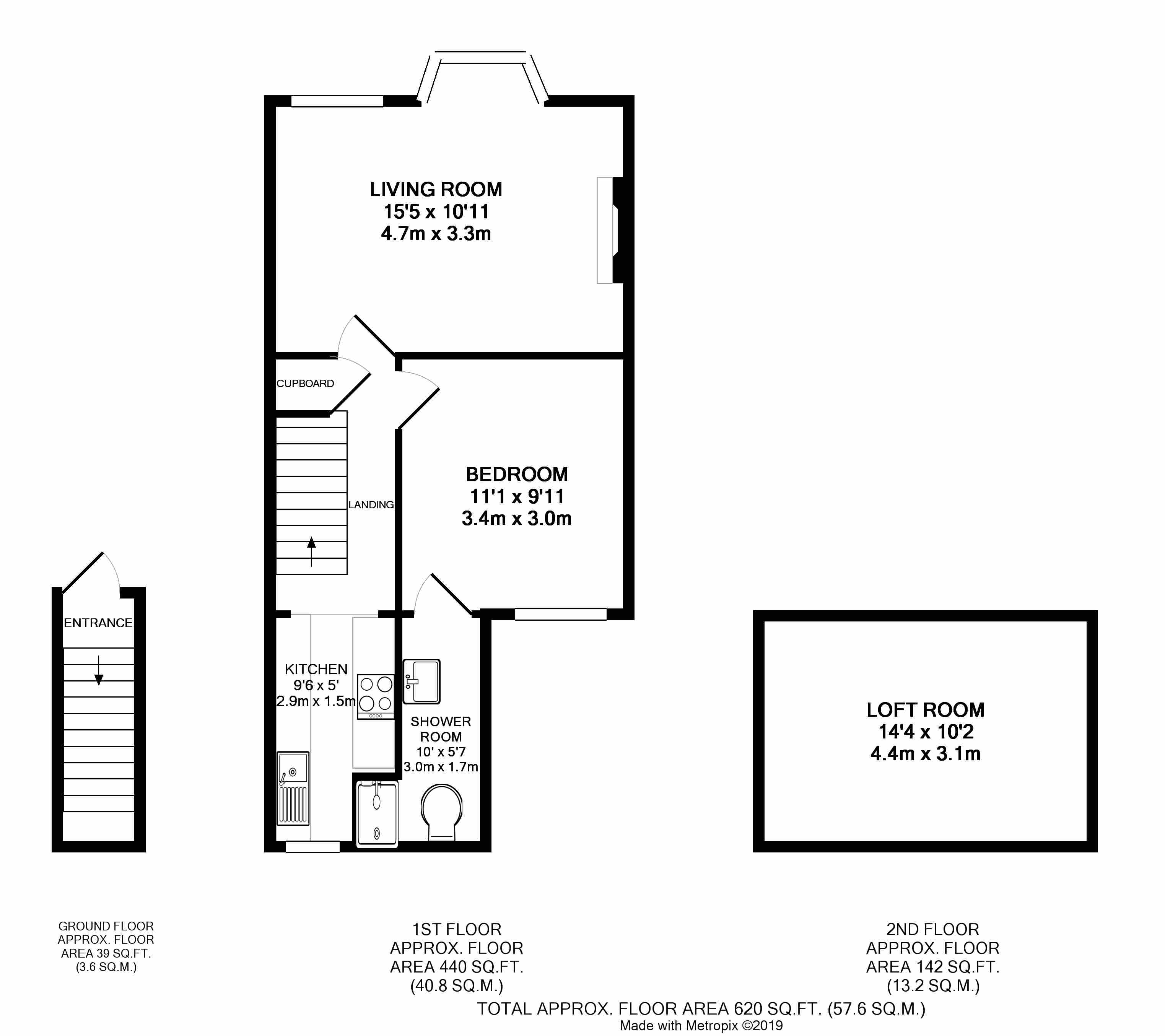 1 Bedrooms Flat for sale in Gloucester Road, Littlehampton BN17