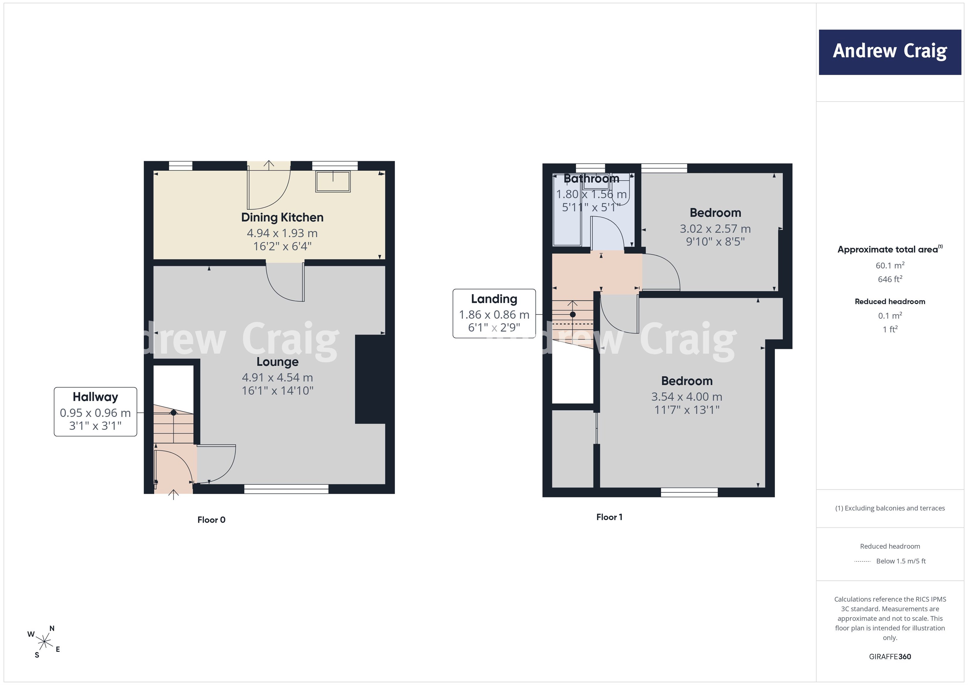 51 Sandy Lane, Eighton Banks floorplan